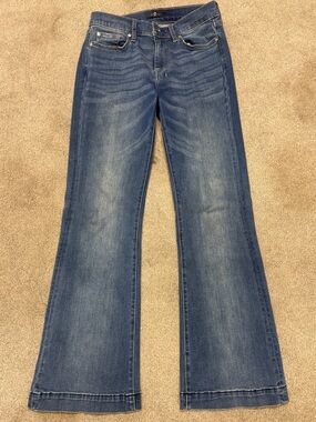 Seven For All Mankind Dojo Jean size 28 Topaz Blue